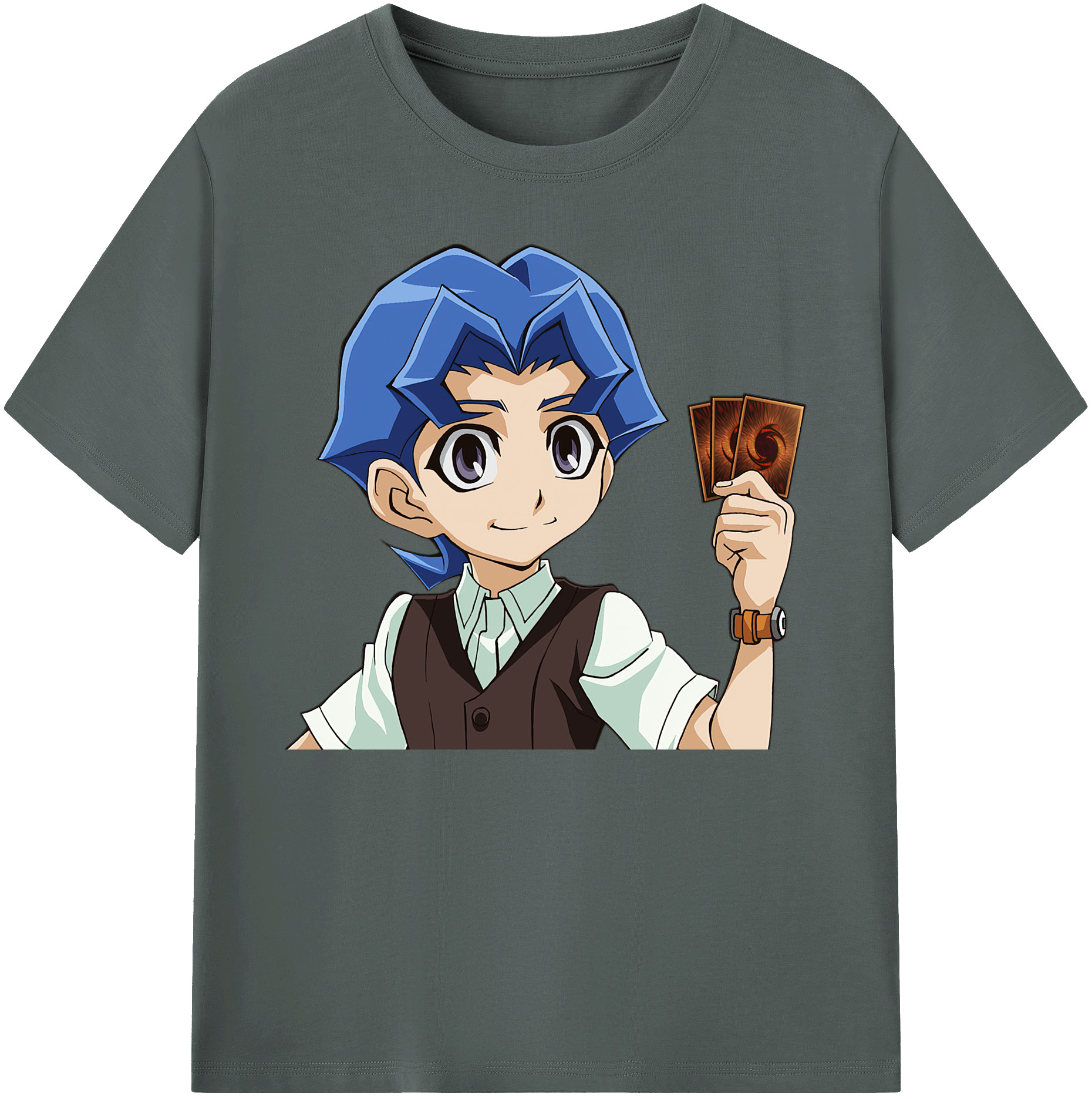 （画像用） 遊☆戯☆王 Yu-Gi-Oh! 綿100％ メンズ半袖Tシャツ｜肌触りやわらか＆通気性